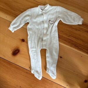 Engel merino wool terry onesie